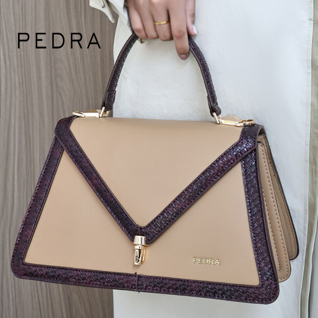 PEDRA Women's PU Leather Handbag – Minimalist & Versatile
